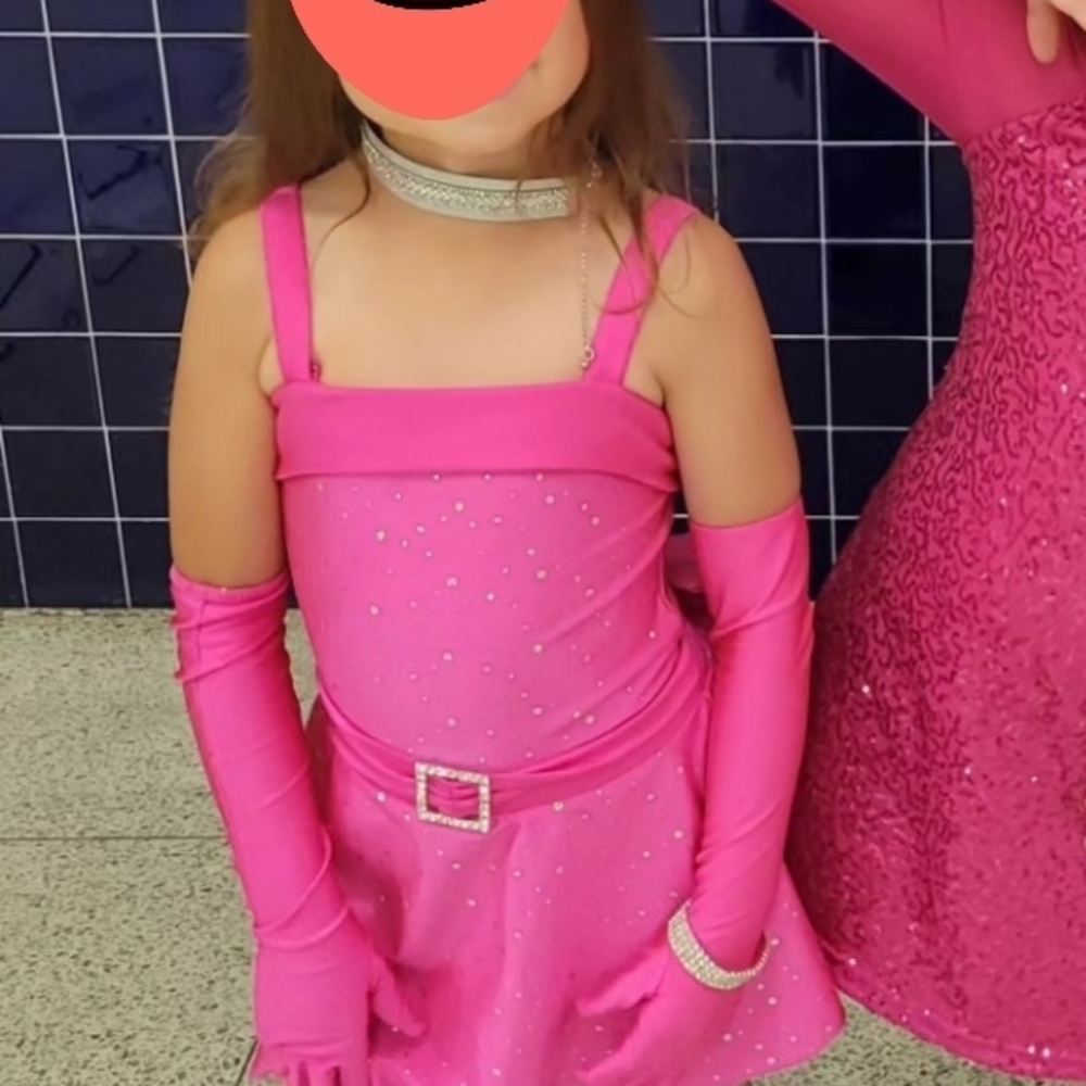 Sparkling Pink Kids Costume IC